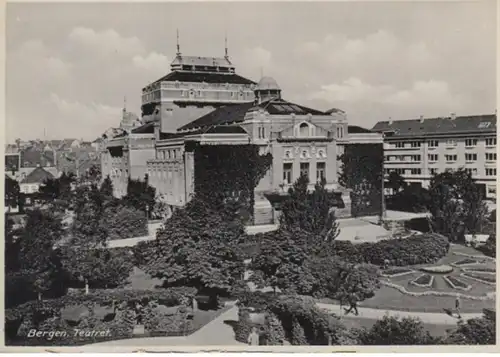 (1761) AK Bergen, Norwegen, Theater