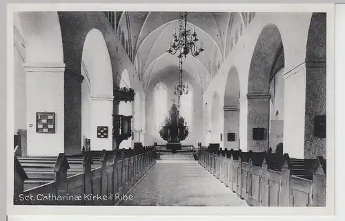 (97210) AK Ribe, Sct. Catharinæ Kirke, vor 1945