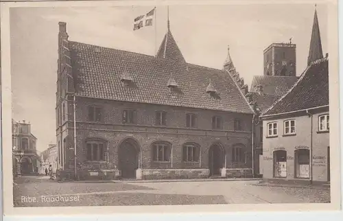 (97208) AK Ribe, Raadhuset, vor 1945