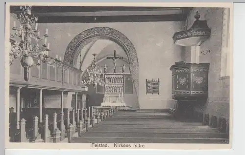 (97144) AK Felsted, Kirkens Indre, 1931