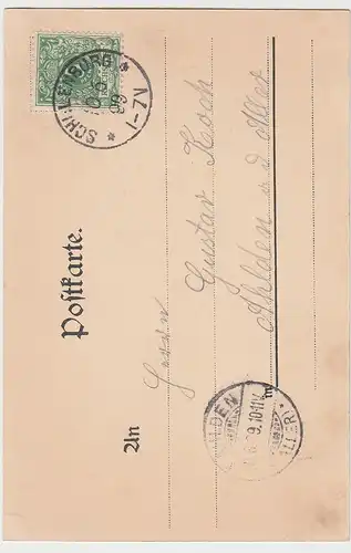 (98929) AK Schloss Marienburg bei Schulenburg, 1899