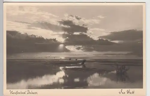 (97233) AK Nordseebad Duhnen, das Watt, vor 1945