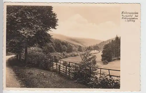 (95511) Foto AK Holzminden, Rumortal bei Fohlenplacken im Solling, 1936