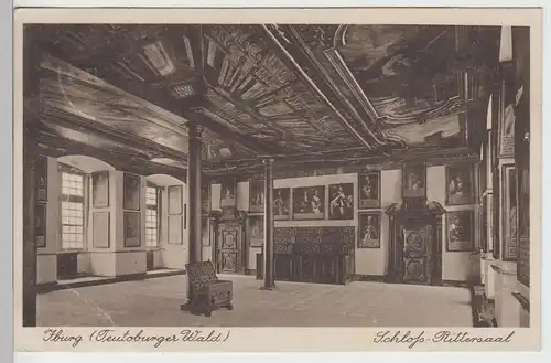 (95475) AK Bad Iburg, Rittersaal im Schloss, 1932