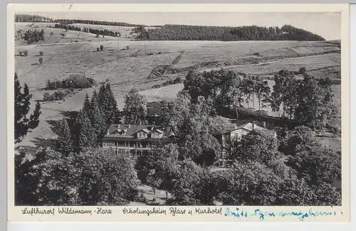 (95372) AK Wildemann (Harz), Erholungsheim Blase u. Kurhotel, 1953