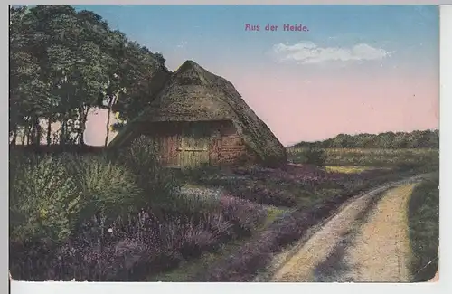 (95366) AK Aus der Heide, Lüneburger Heide, 1926