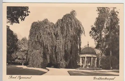 (94773) Foto AK Bad Pyrmont, Erdbeertempel, vor 1945