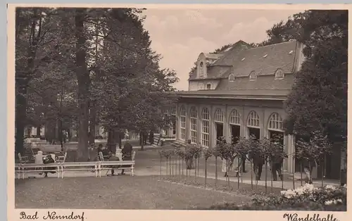 (94759) Foto AK Bad Nenndorf, Wandelhalle, 1938