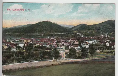 (94758) AK Bad Lauterberg, Totale, 1915