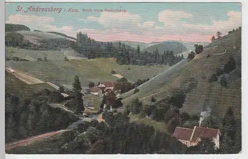 (94697) AK St. Andreasberg, Blick vom Sieberberg, 1910