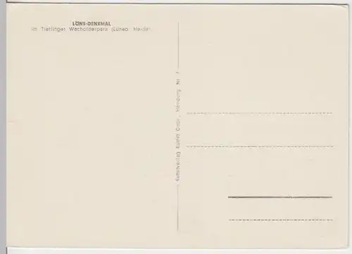 (9162) AK Honerdingen, Walsrode, Hermann Löns Grab, vor 1945