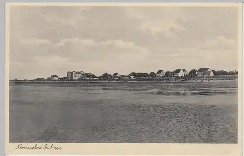 (90765) AK Nordseebad Duhnen, Panorama 1937