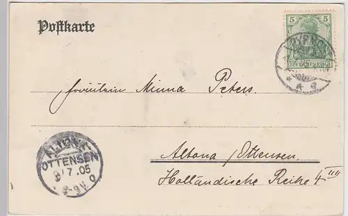 (89875) AK Gruss aus Pyrmont, Helenenquelle, 1905