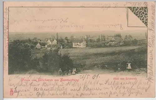 (87892) AK Blick von Erichsruh am Benther Berg 1901