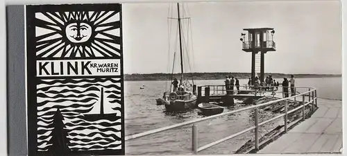 (14056) 6x Foto AK Klink, Kr. Waren Müritz zum heraustrennen, nach 1945