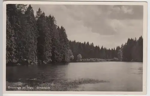 (87418) Foto AK Braunlage im Harz, Silberteich