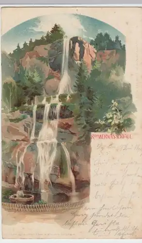 (8723) AK Okertal, Harz, Romkerhaller Wasserfall 1901