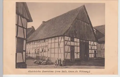 (84260) AK Altsächsisches Bauernhaus, vor 1945