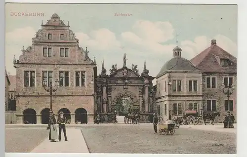 (81732) AK Bückeburg, Schlosstor, 1906