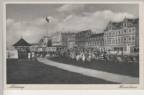 (81691) AK Norderney, Kaiserstraße, vor 1945