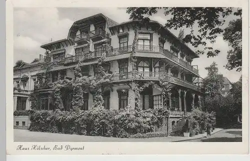 (79805) AK Bad Pyrmont, Haus Hölscher, nach 1945