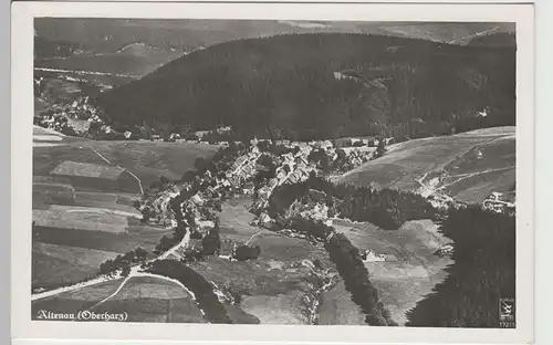 (79398) Foto AK Altenau, Oberharz, Panorama, Luftbild