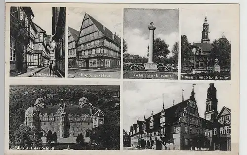 (79357) AK Celle, Hoppener Haus, Kalandgasse, Rathaus 1941