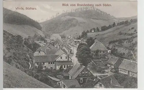 (79342) AK Wieda, Blick vom Brandenberg, vor 1945