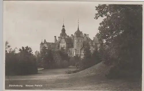 (79312) Foto AK Bückeburg, Neues Palais 1929