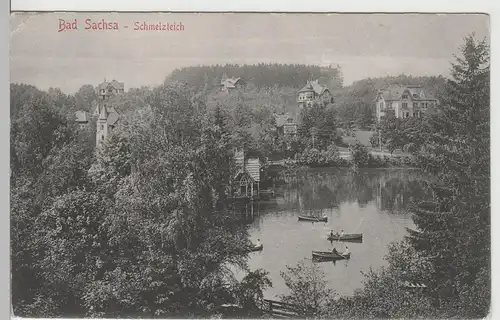 (78680) AK Bad Sachsa, Schmelzteich, 1910