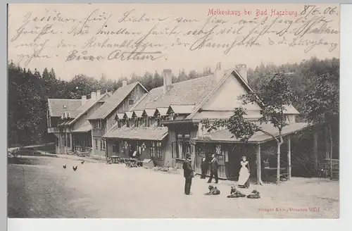 (78256) AK Molkenhaus bei Bad Harzburg, 1906