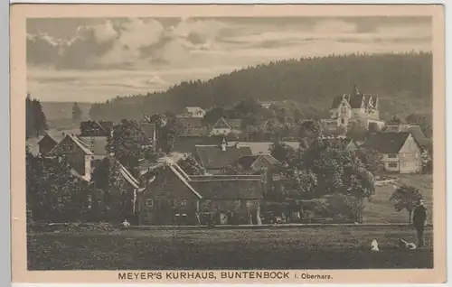 (78236) AK Meyer's Kurhaus in Buntenbock, Feldpost 1916