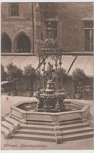 (77159) AK Göttingen, Gänselieselbrunnen 1913