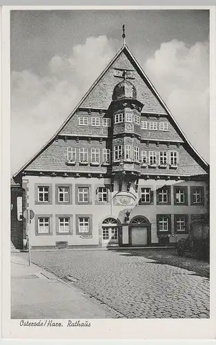 (76869) AK Osterode am Harz, Rathaus, nach 1945