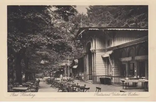 (764) AK Bad Harzburg, Restaurant Unter den Eichen, vor 1945