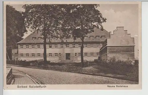 (75908) AK Bad Salzdetfurth, Neues Badehaus 1928