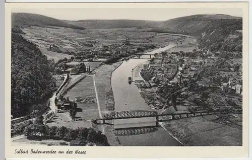 (7509) AK Bodenwerder, Panorama, vor 1945