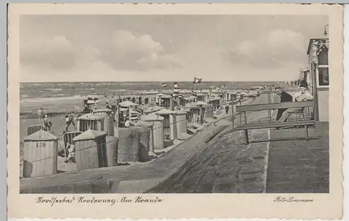 (74096) AK Nordseebad Norderney, Am Strande, vor 1945