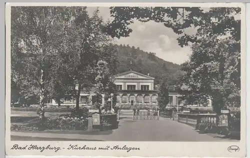 (74012) Foto AK Bad Harzburg, Kurhaus mit Anlagen, 1942