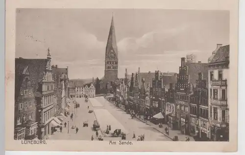 (72035) AK Lüneburg, Am Sande, St. Johanniskirche, Feldpost 1917