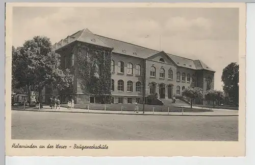 (72031) AK Holzminden, Baugewerkschule, nach 1945