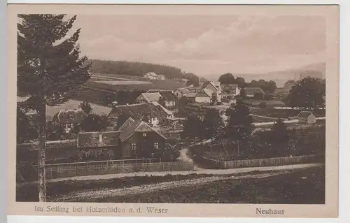 (72024) AK Neuhaus im Solling, Panorama, vor 1945