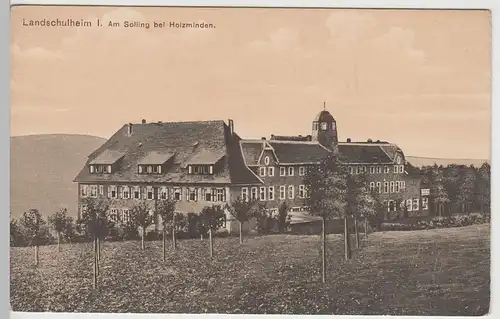 (72021) AK Holzminden, Landschulheim am Solling, Unterhaus, vor 1945