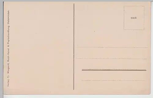 (72021) AK Holzminden, Landschulheim am Solling, Unterhaus, vor 1945