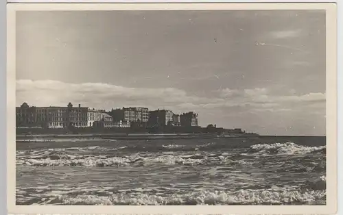 (71526) Foto AK Nordseebad Borkum, Blick zum Ufer