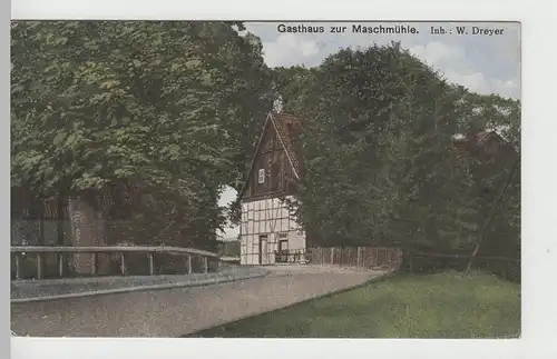 (71226) AK Göttingen, Gasthaus zur Maschmühle, vor 1945