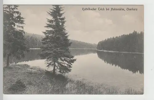 (71169) AK Kuttelbacher Teich bei Hahnenklee, vor 1920