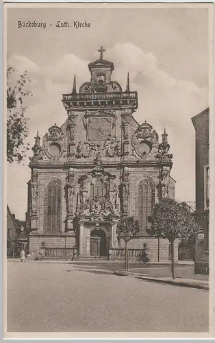 (70091) AK Bückeburg, Luth. Kirche, vor 1945