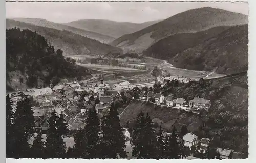 (67985) Foto AK Lautenthal i. Oberharz, Bl.v. Kranichsberg i., nach '45