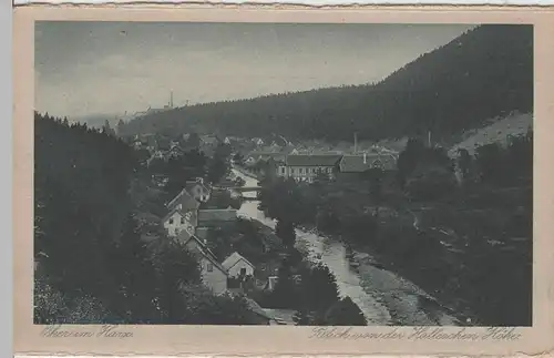 (67862) AK Oker im Harz, Bl.v.d. Halleschen Höhe, als Leporello vor 1945
